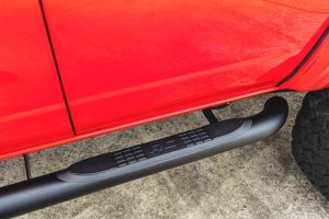 Ford Bronco Nerf Steps - 4-Door - Rough Country - 3-Inch Tube - '21-'26